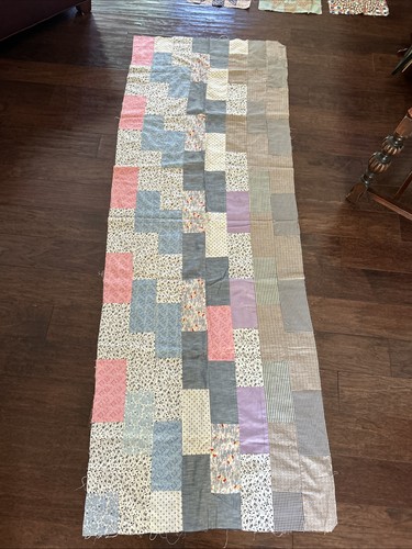 Vintage quilt blocks hand - quilt, sewn